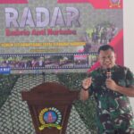 DANREM 121/ABW BRIGJEN TNI LUQMAN ARIEF, RESMIKAN PROGRAM RADAR EMBRIO ANTI NARKOBA DI LOKASI KE 2 DI BATAS NEGERI PLBN JAGOI BABANG