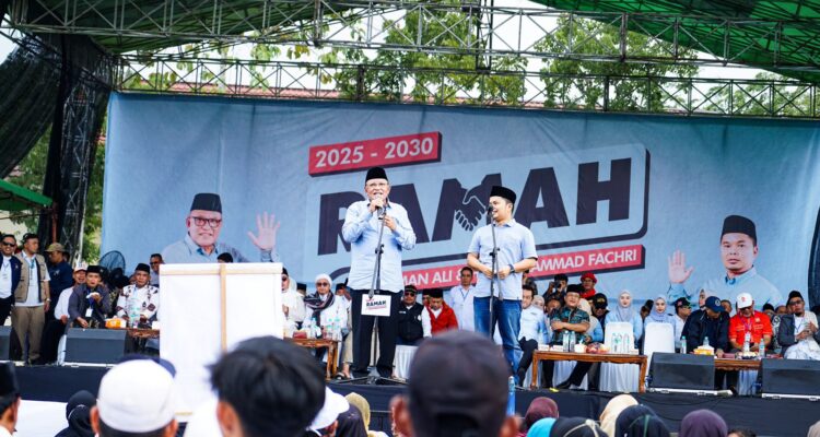 Pasangan Rusman Ali dan M.Fachri Deklarasi pilkada 2024 Kubu raya