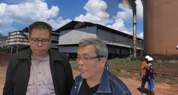 Kuasa Hukum PT. MKP Dari LBH MAD Kalbar, Yohane Nenes bersama Burhan