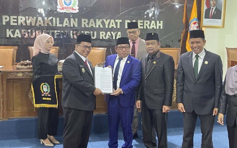Wakil Bupati Kubu Raya melaporkan capaian kinerja 2024