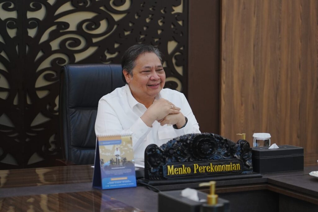 Menteri Koordinator Bidang Perekonomian Airlangga Hartarto di Jakarta,