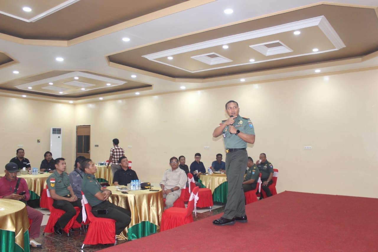 Coffe Morning Kodim Putussibau dan insan media