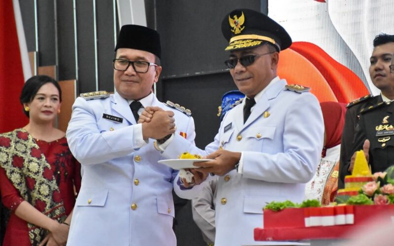 Upacara HUT RI ke-80 di Kubu Raya