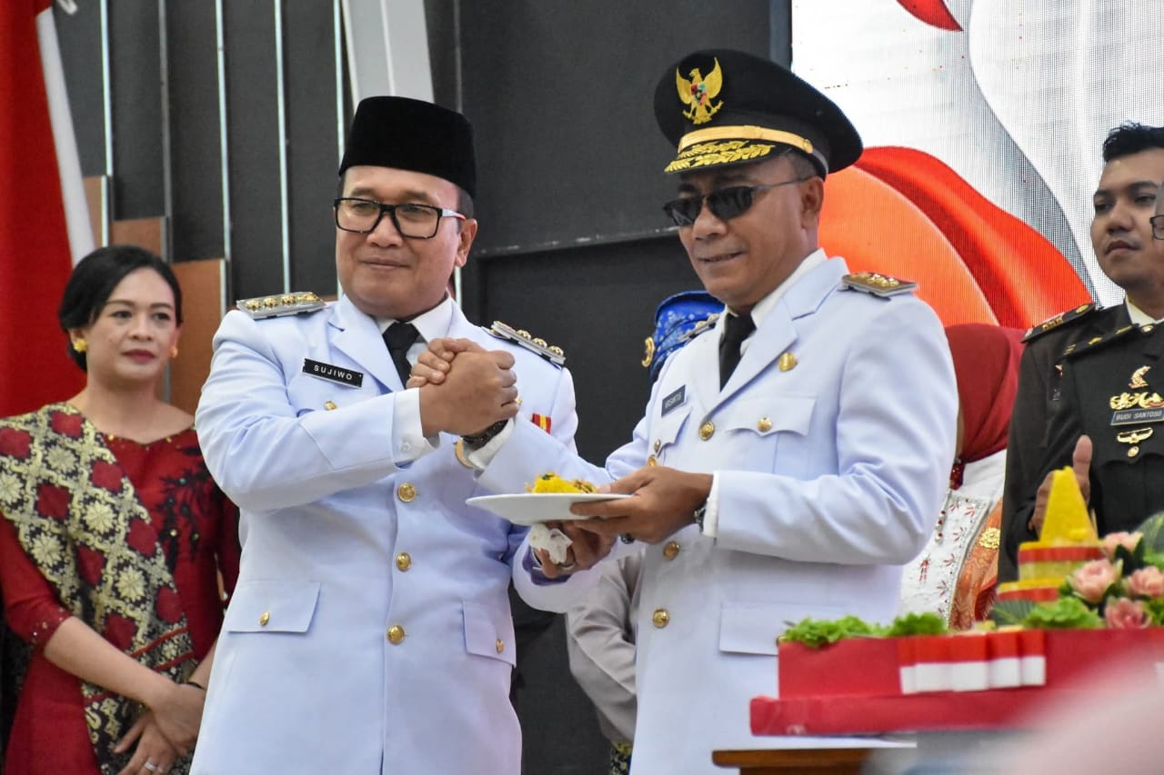 Upacara HUT RI ke-80 di Kubu Raya
