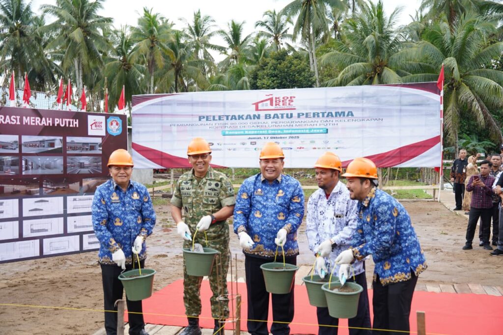 Pembangunan Gerai Koperasi Merah Putih di Kalbar